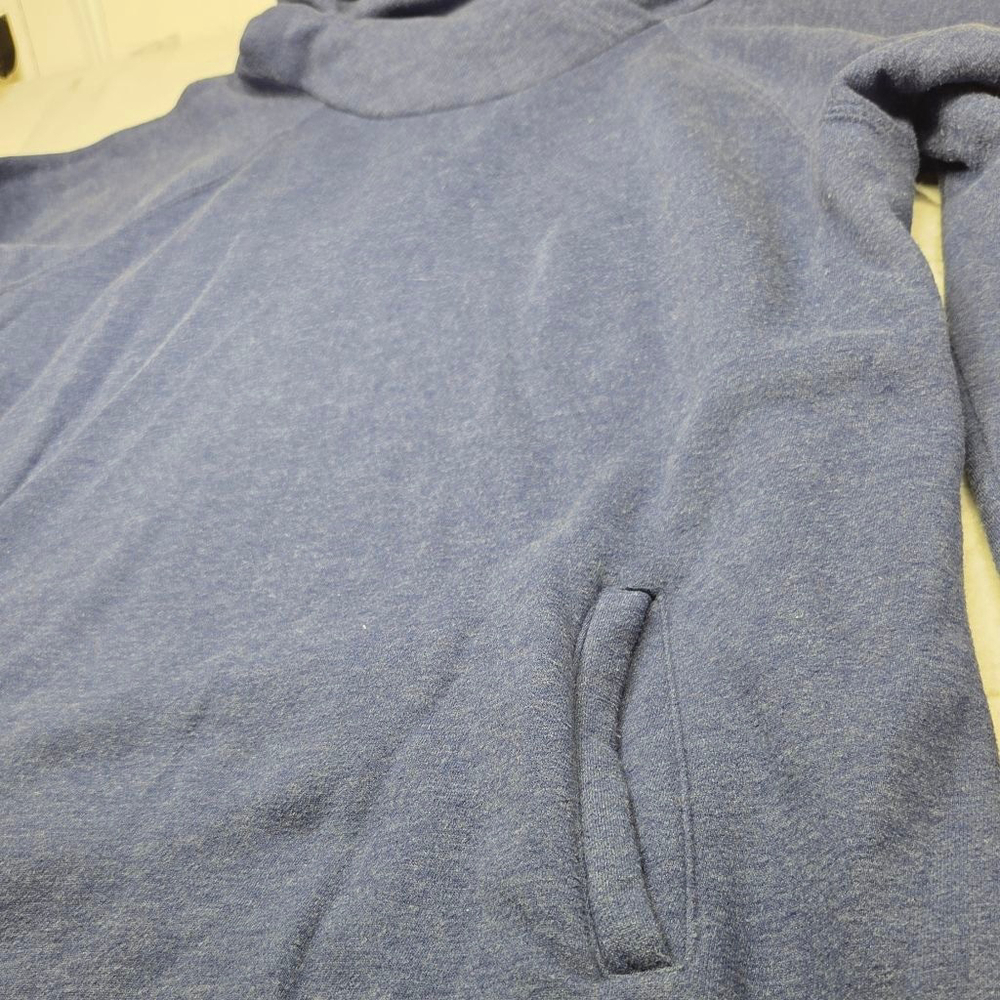 Women's Tek Gear tunic length Blue Cowl Neck Hoodie Plus Size XXL - Picture 3 of 8